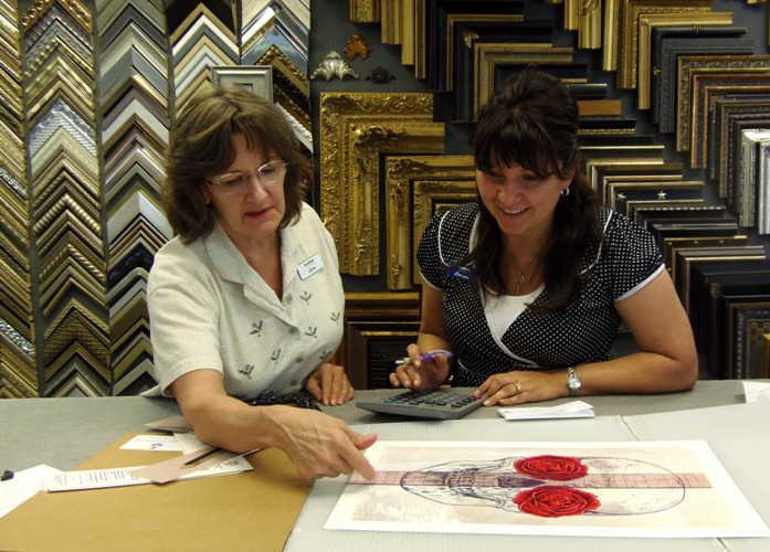 Custom Framing Bradley's Art and Frame